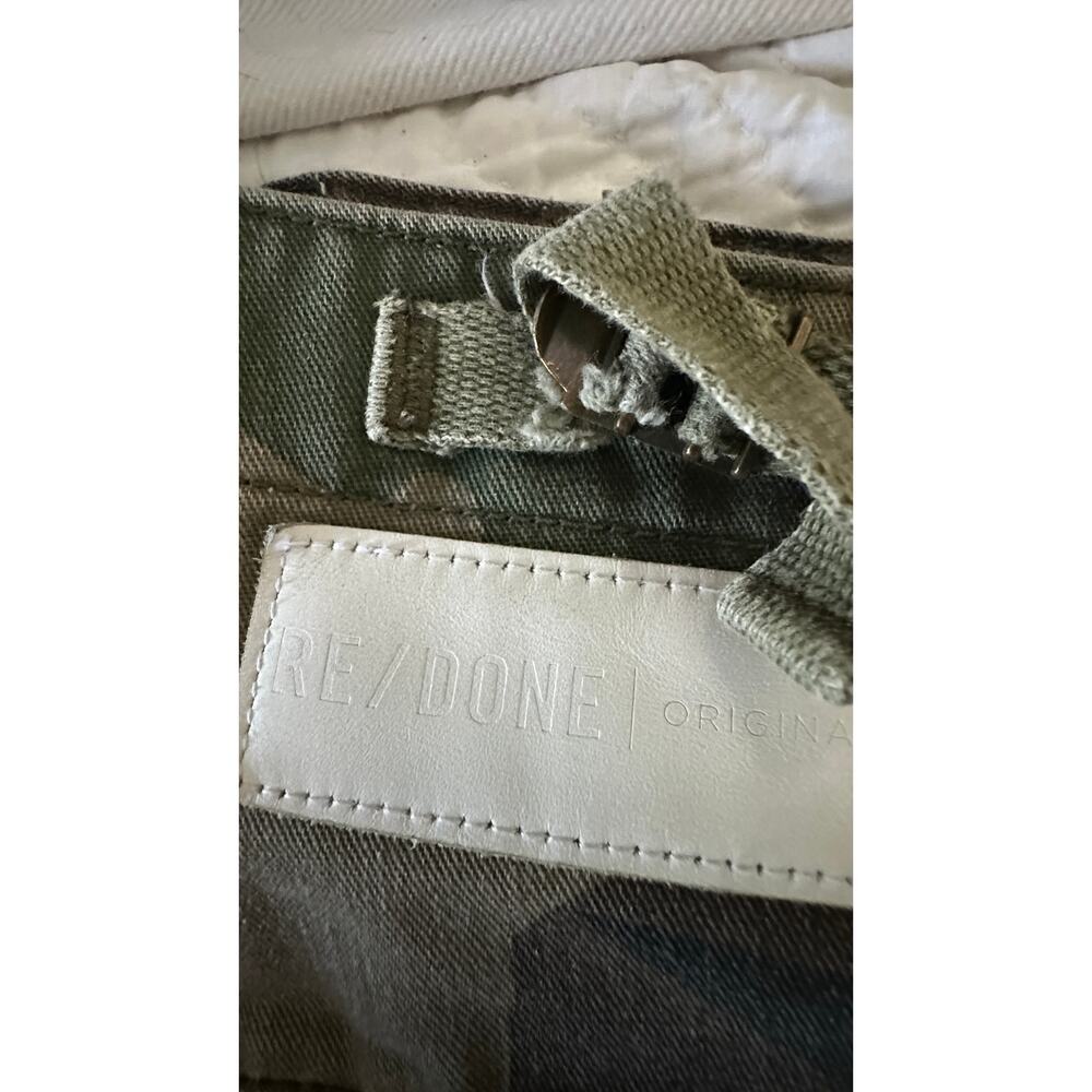 RE/DONE ORIGINALS CAMO CAMOUFLAGE CARGO PANTS 26 - Picture 5 of 6